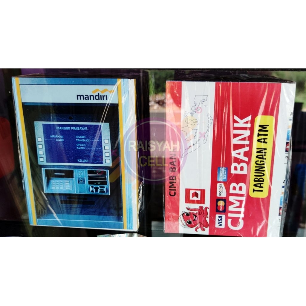 Celengan ATM Ukuran Jumbo/Celengan Kotak Besar+Kunci/Celengan Besar Murah
