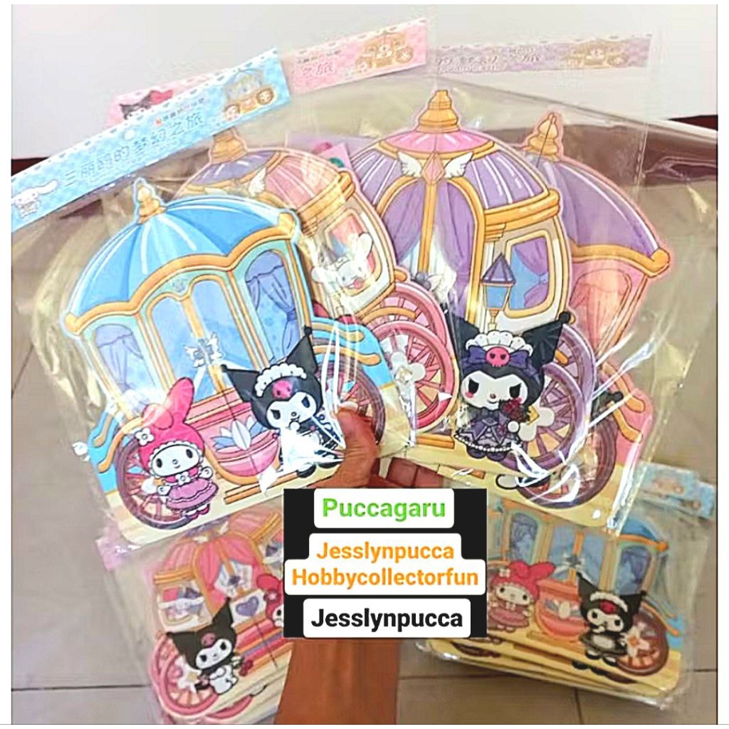 MAINAN JENDELA KERETA BESAR SANRIO DRESS UP CINNAMOROLL MELODY KUROMI POMPOMPURIN HELLO KITTY CINNAM
