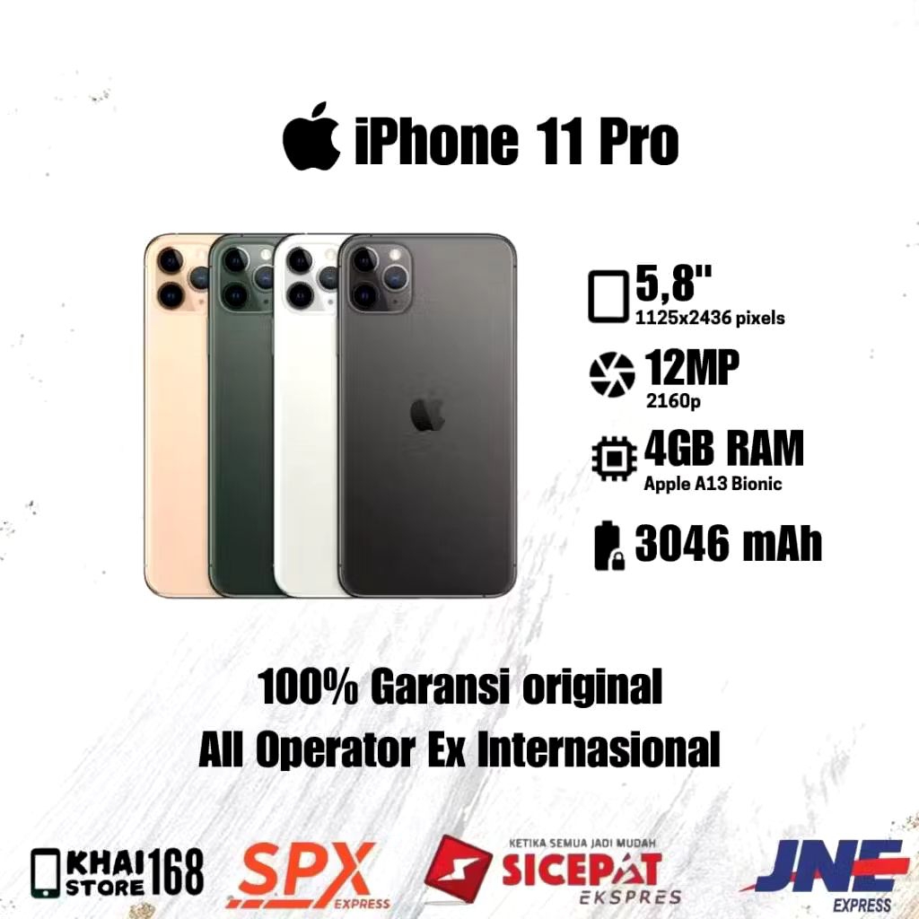 IPHONE 11PRO SECOND ORIGINAL IPHONE 128GB 256GB 512GB