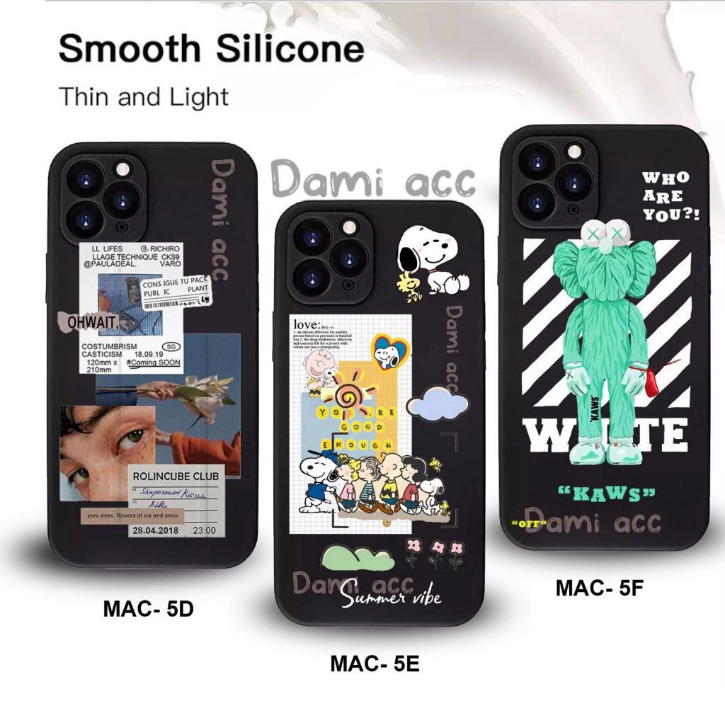 case rog phone 7 rog phone 8 rog phone 7 pro black case gambar motif nirvana mac5