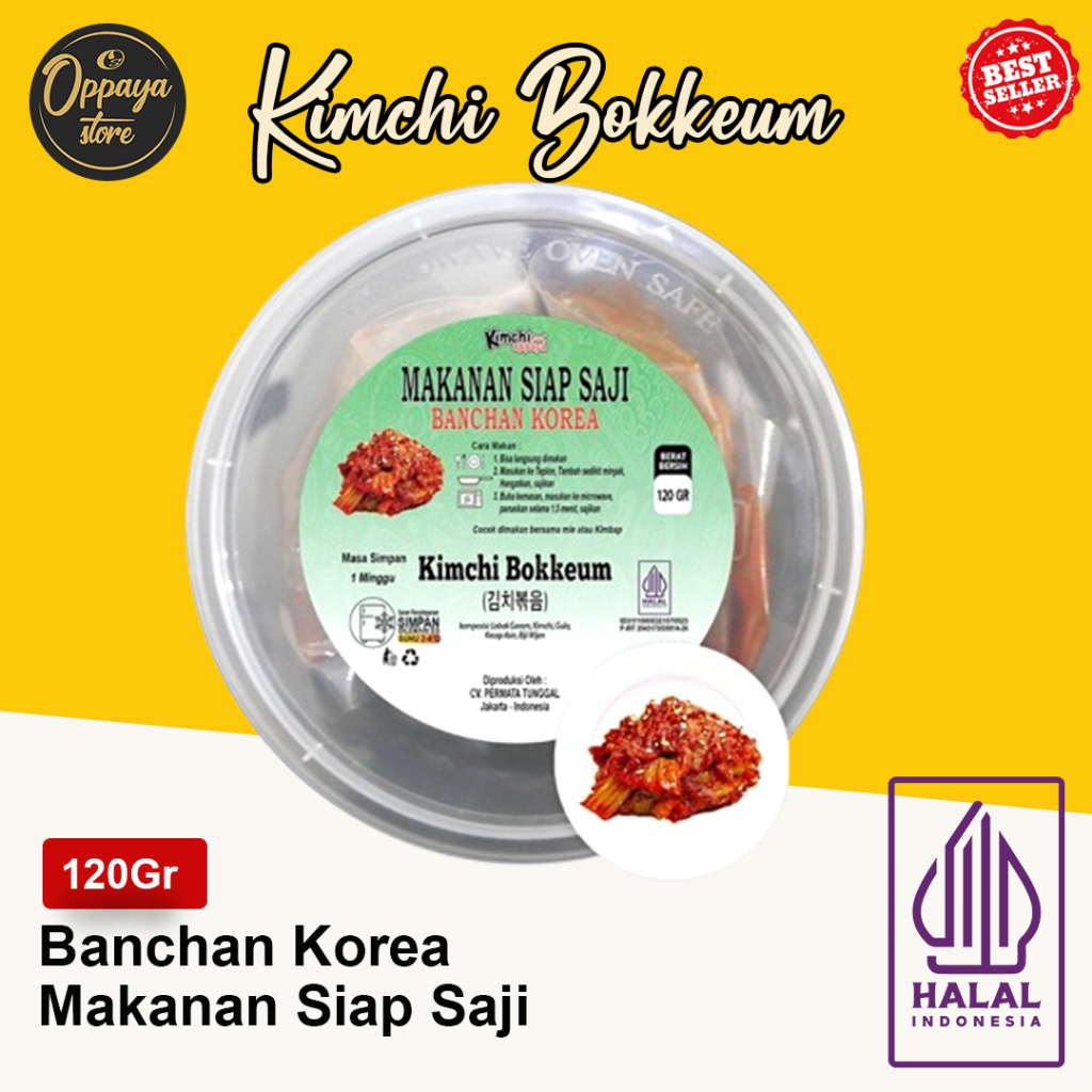 

Kimchi Bokkeum / 김치볶음 / Stir-fried Kimchi / Kimchi Goreng 120 Gr