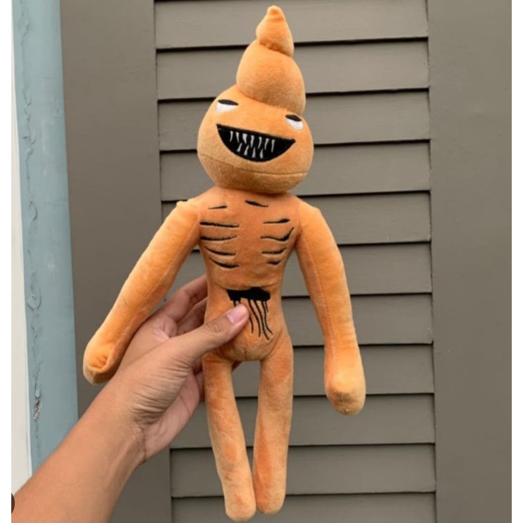 Boneka Horor Seram Anime Siren Head Plush Doll Toys Scary Black White Red Sirenhead Cat Peanut Soft 