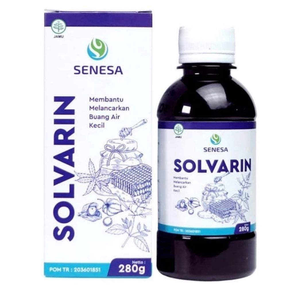 Solvarin Madu Obat Sering Kencing Infeksi Saluran Perkemihan Batu Ginjal Prostat Original