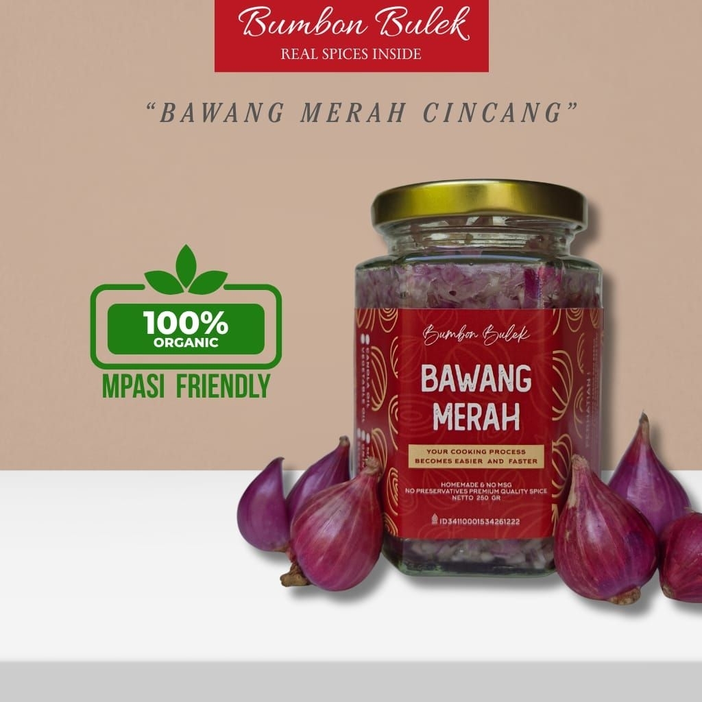 

BAWANG MERAH CINCANG DALAM MINYAK MINCED SHALLOT IN OIL NETT 260 GR