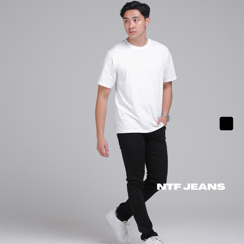 Celana NTF Soft Jeans Hitam