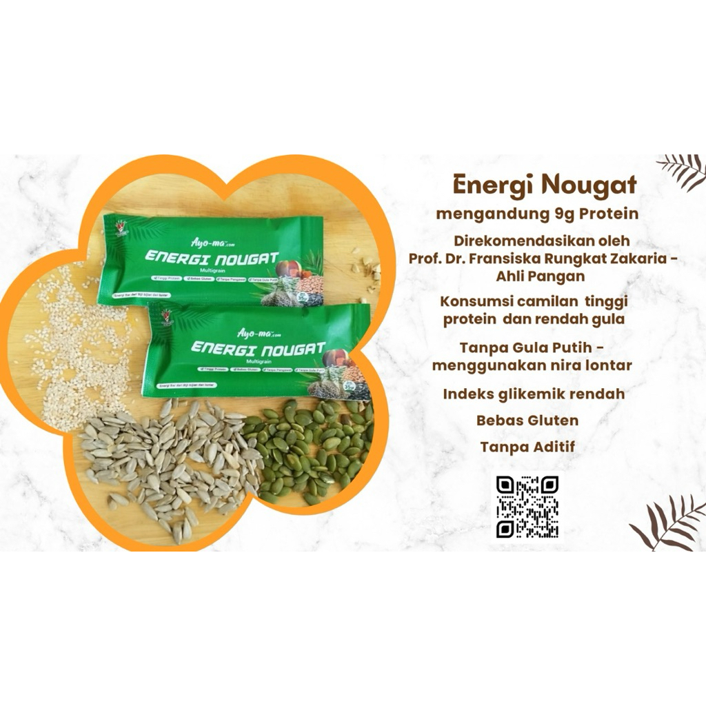 

Energi Nougat Snack (For Diet) SNACK DIET / MAKANAN DIET