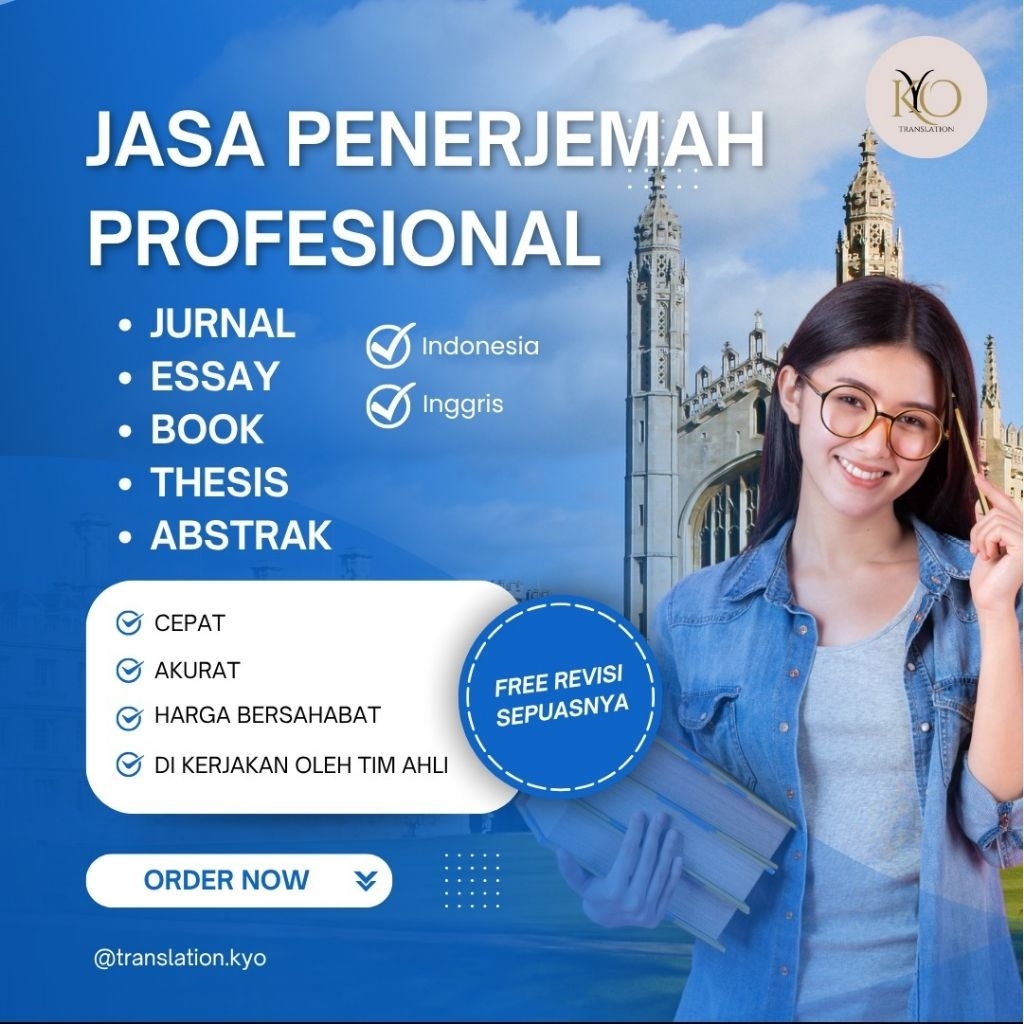 JASA TRANSLATE JURNAL THESIS BOOK ESSAY ABSTRAK | INDONESIA INGGRIS