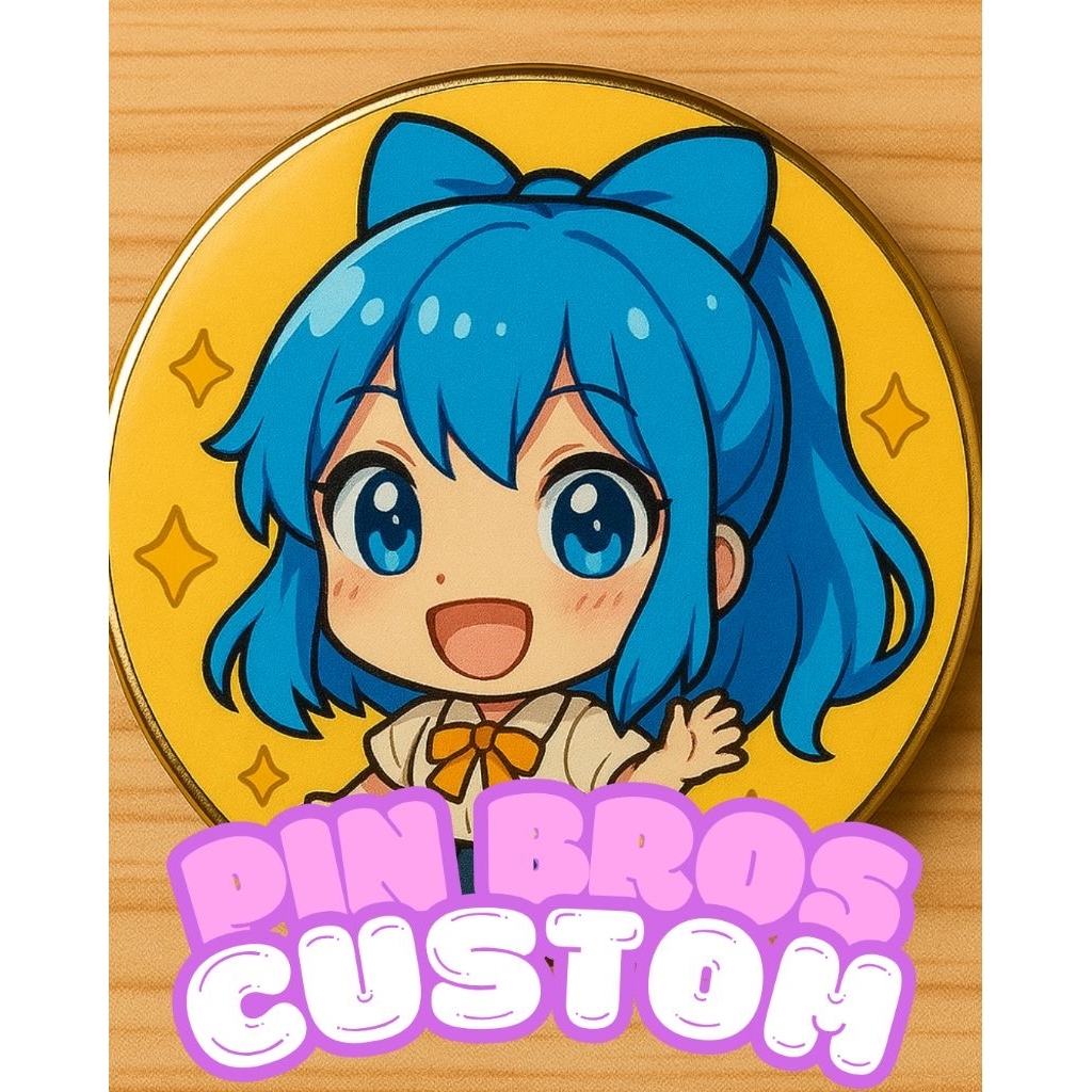 Pin Bros Custom - Ukuran 25mm,32mm,44mm