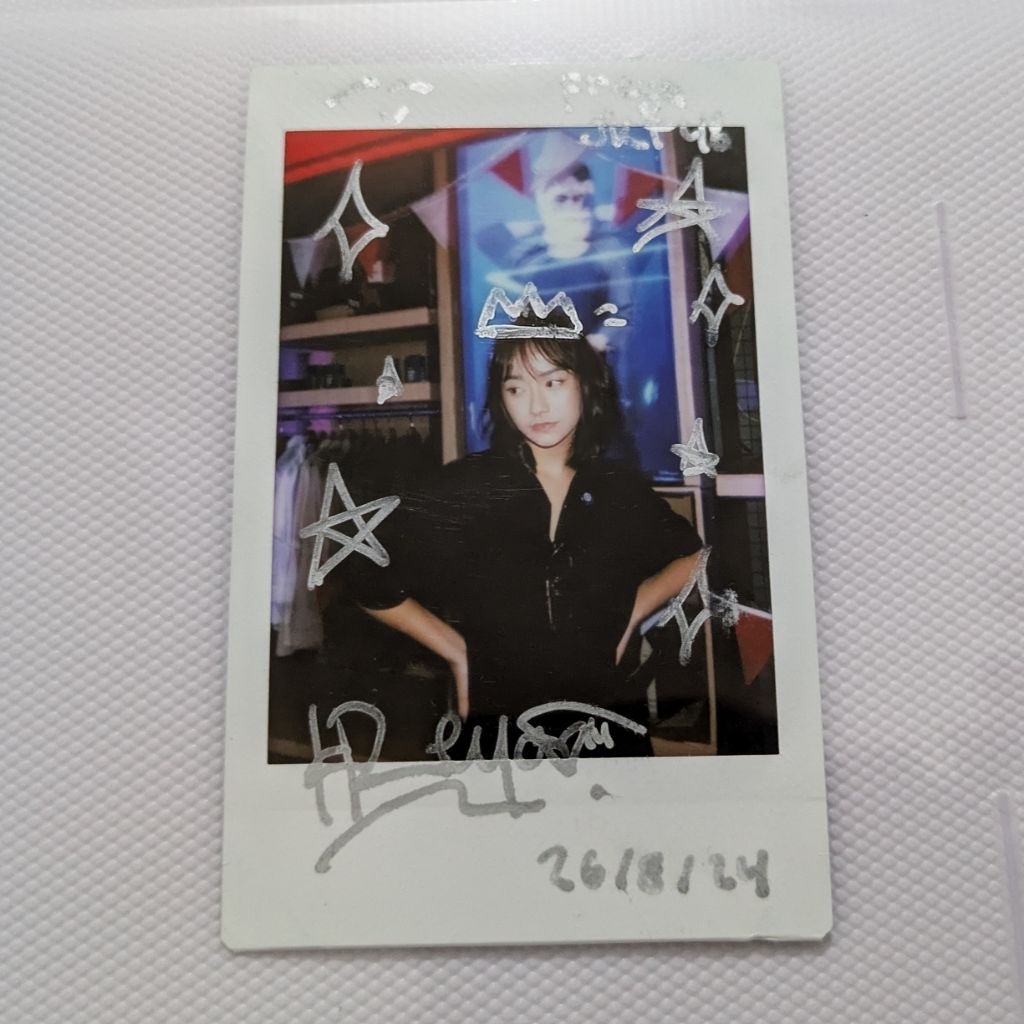 Polaroid signed Freya x Erigo JKT48