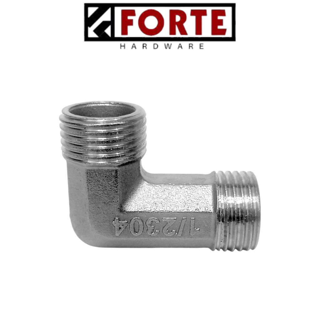 Knee LL SS / Knee Drat Luar Luar 1/2" inch Stainless / Elbow drat luar 1/2 stainless / Knie Keni Dra