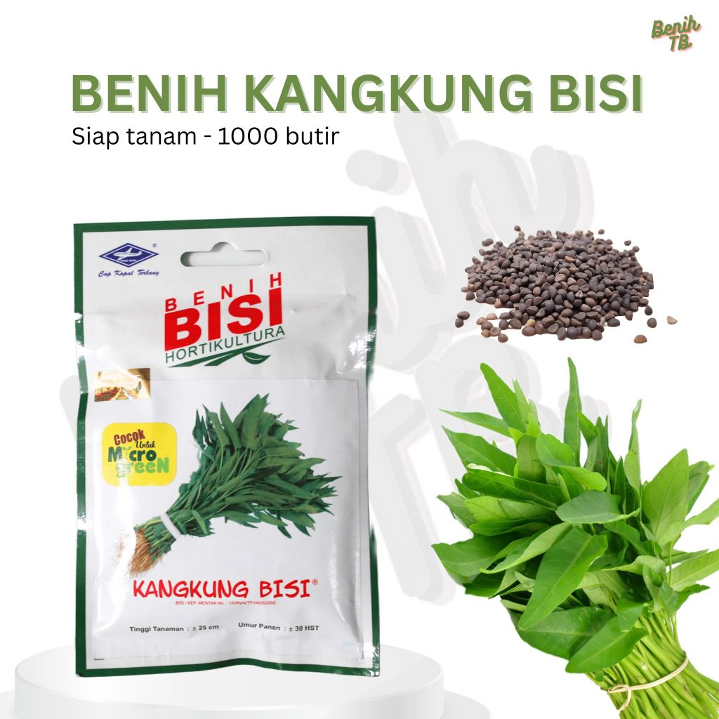 Benih Kangkung BISI Unggul isi 1000 biji