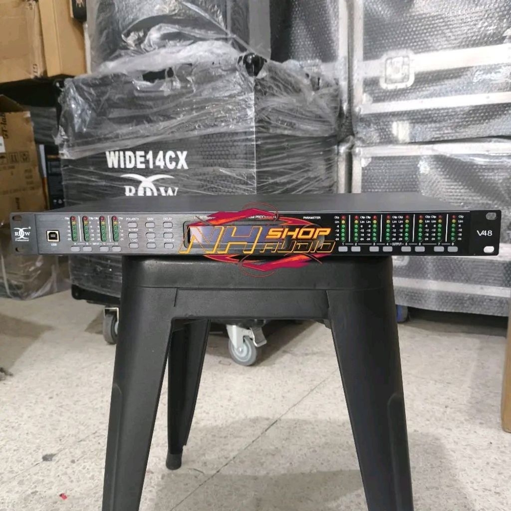 DLMS RDW V48 V 48 4in 8output Digital Audio Processor DLMS Management Speakers RDW V48 V4.8 4 In 8 o