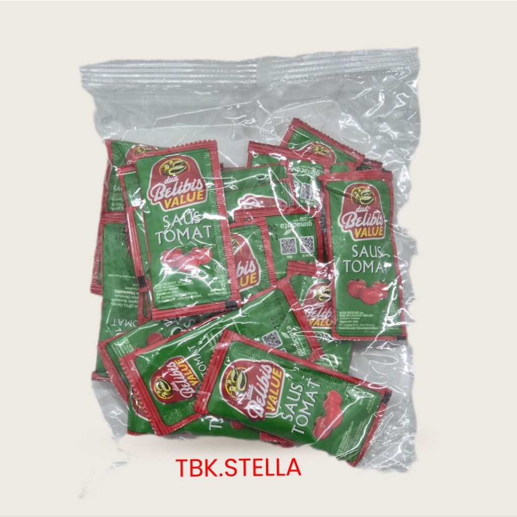 

SAUS TOMAT SACHET DUA BELIBIS 25 SACHET 1 PACK