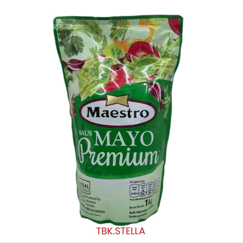 

MAYONAISE MAESTRO 1 KG MAYO PREMIUM