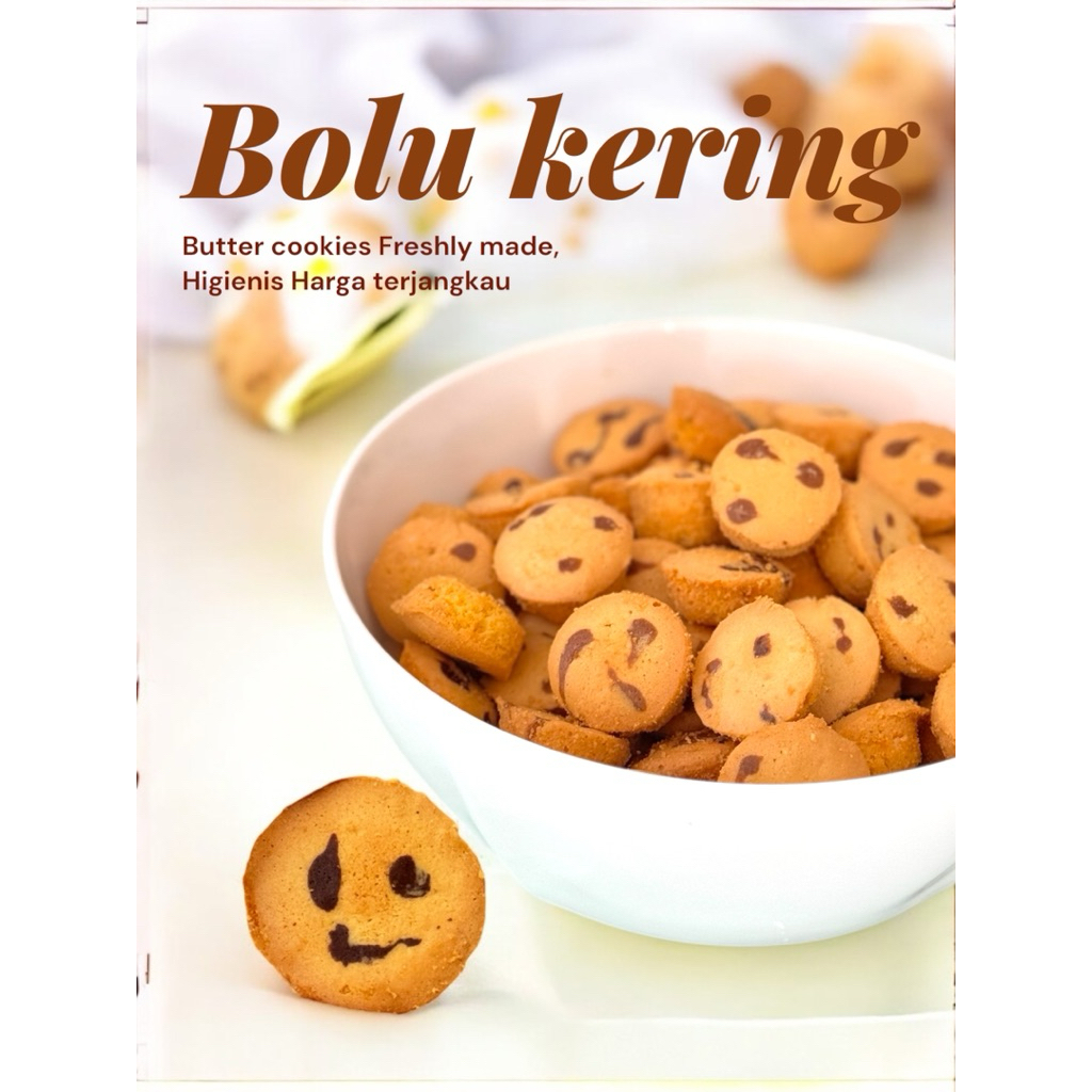 BOLU KERING MINI / Snack Butter Cookies / Bolu Smile Mini Camilan Hampers Lebaran Kiloan