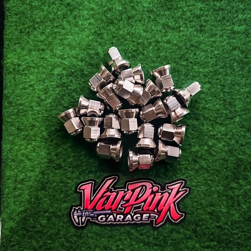 Mur M8 Topi (Mur 12 Topi) Stainles (1 Biji)