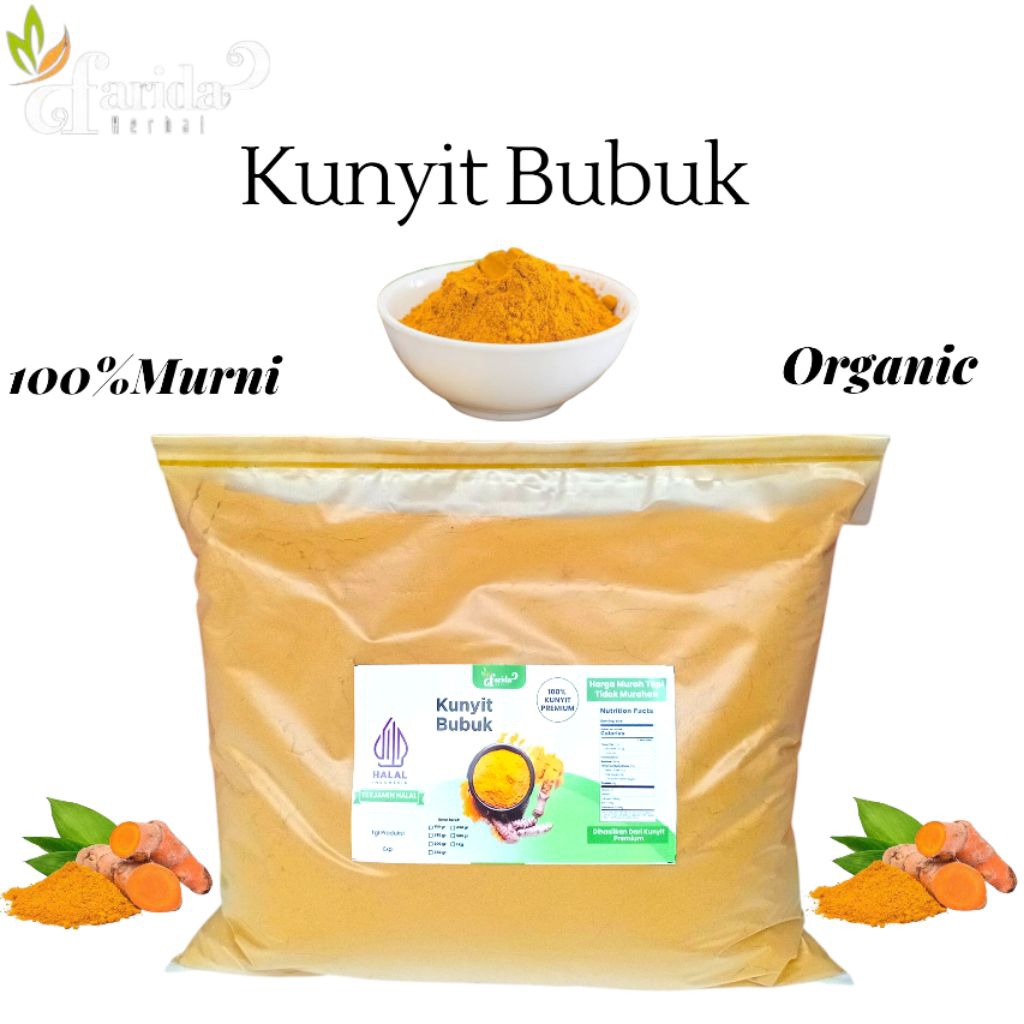 

Kunyit Bubuk Murni 1kg/Asli Murni Bubuk Kunyit 1kg