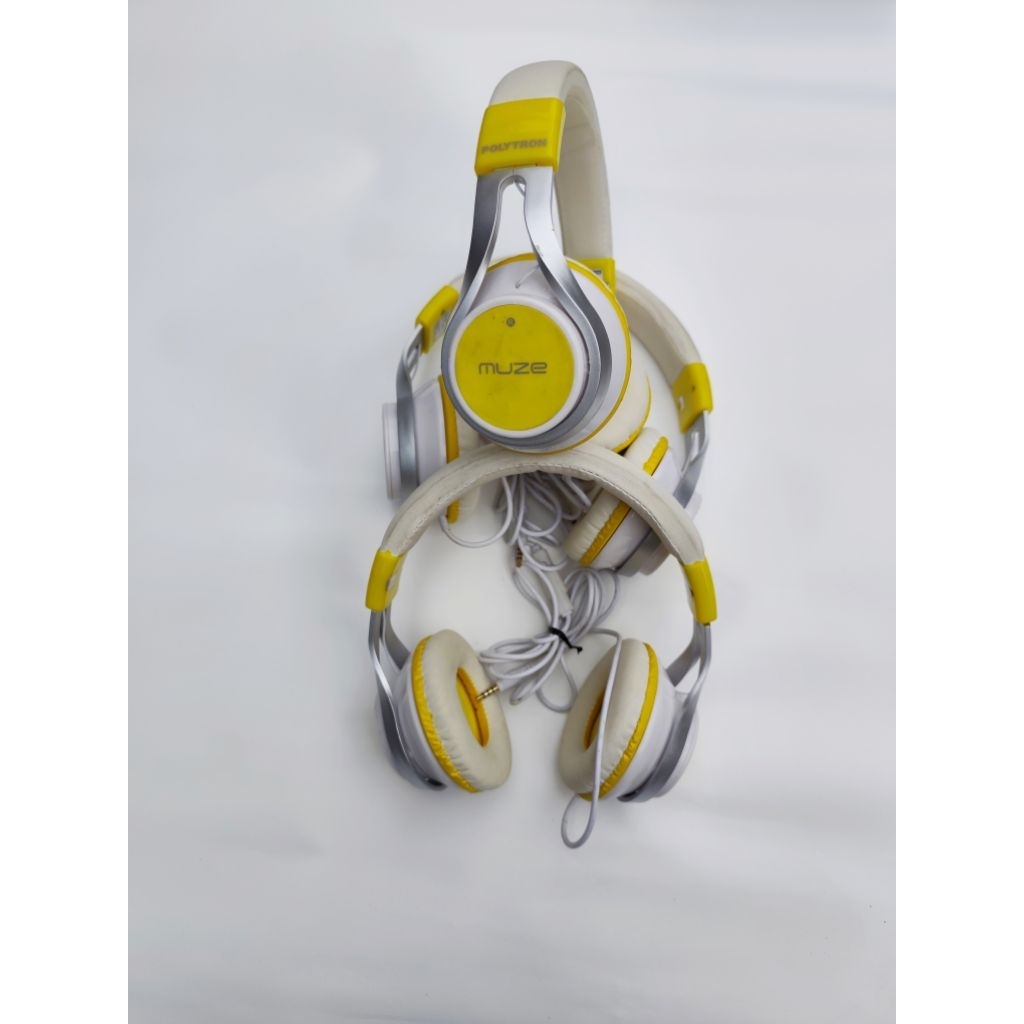 Headset  POLYTRON MUZE ZC1 | Bekas seken second original | headphone bando Polytron