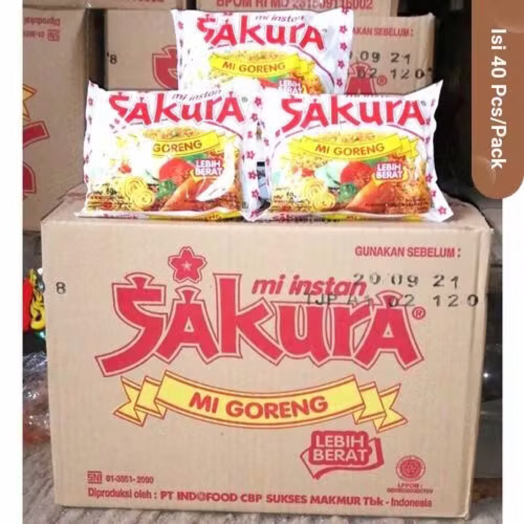 

Mie Sakura 1 dus / mie sakura goreng 1 dus/ mi instan sakura mi goreng 1 dus