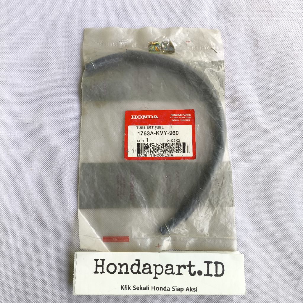1763A-KVY-960 tube set fuel selang bensin Honda beat karbu original AHM