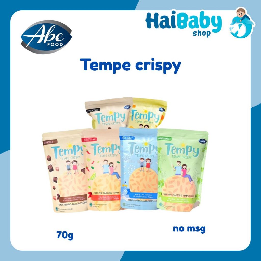 

TEMPY (TEMPE CRISPY) YUMMY AND DELICIOUS TEMPEH CHIPS 70gr