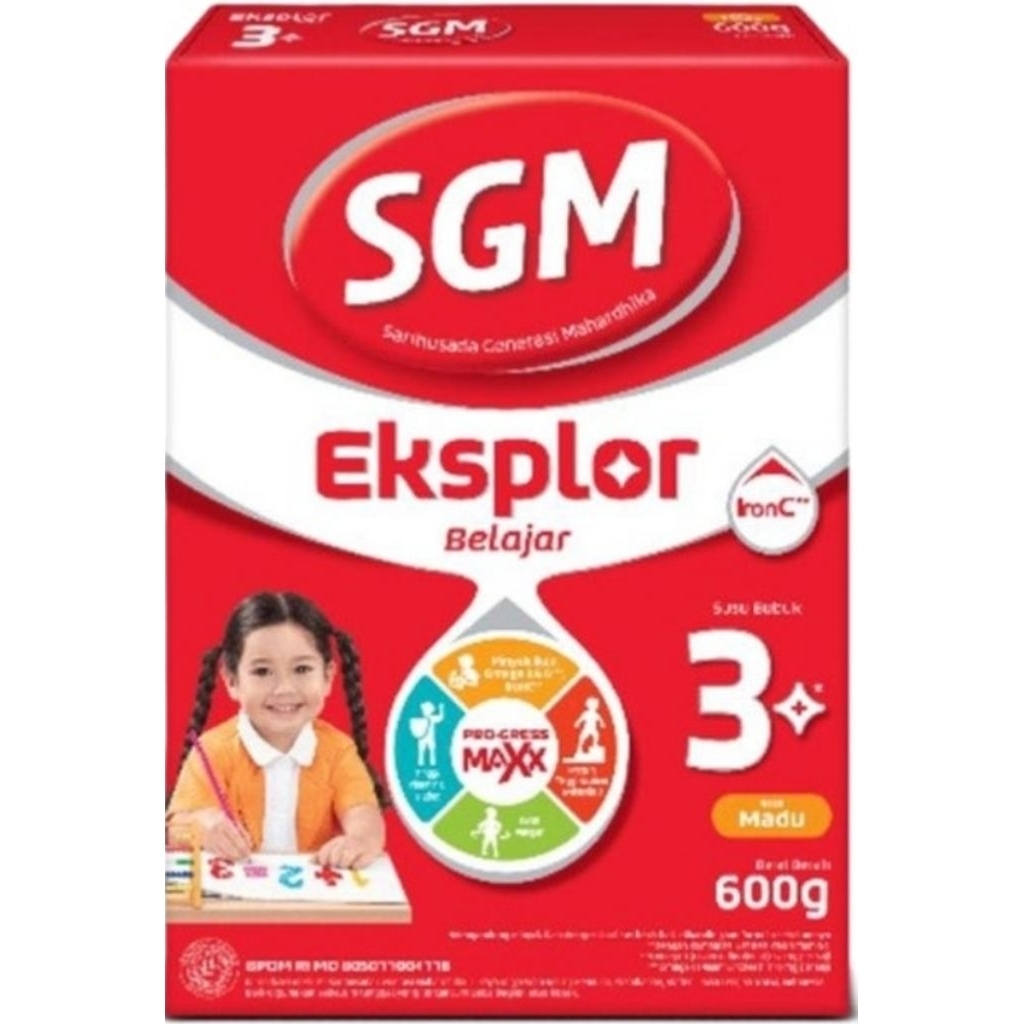 

SGM EKSPLORE 3+ 600g Madu, Vanila