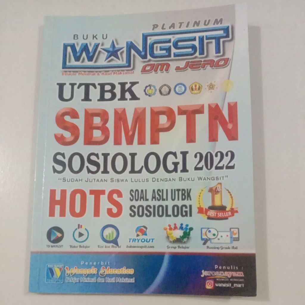 Buku Wangsit Om Jero UTBK SBMPTN Sosiologi 2022 HOTS ( Original )