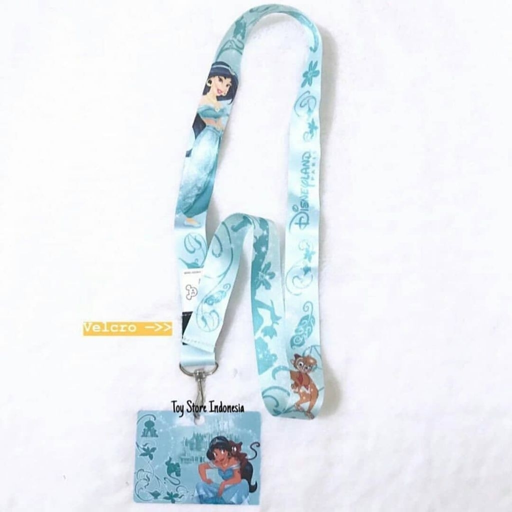 

ORIGINAL DISNEY DISNEYLAND PARIS LANYARD PRINCESS JASMINE TALI TEMPAT KARTU PASSCASE ID CARD - Toy Store Indonesia