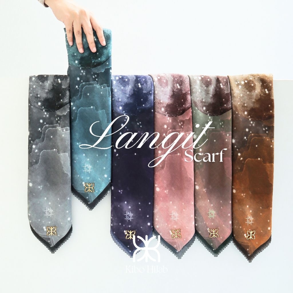 LANGIT SCARF | Timeless Scarf | Premium Scarf | Kibo Hijab