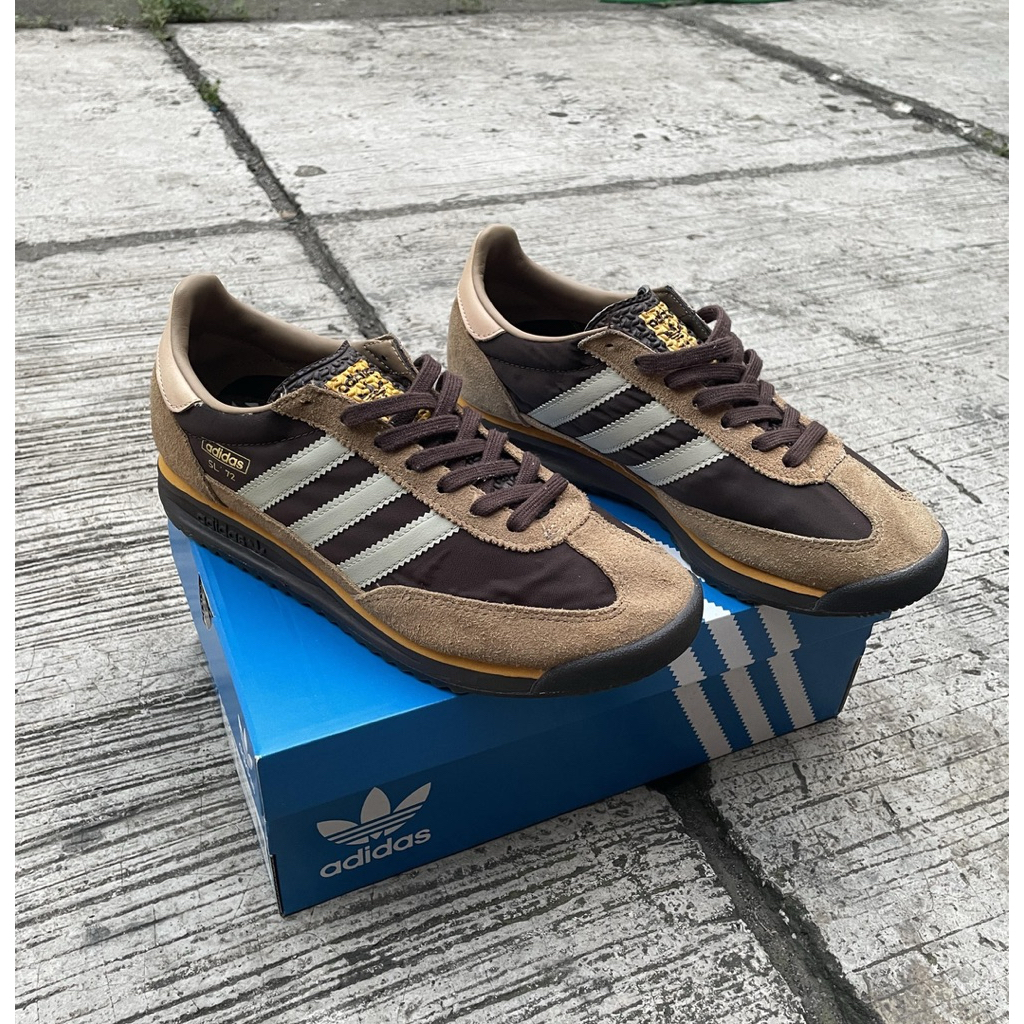 Adidas SL 72 RS Brown Putty Grey Preloved Yellow (Warna Rare Item)