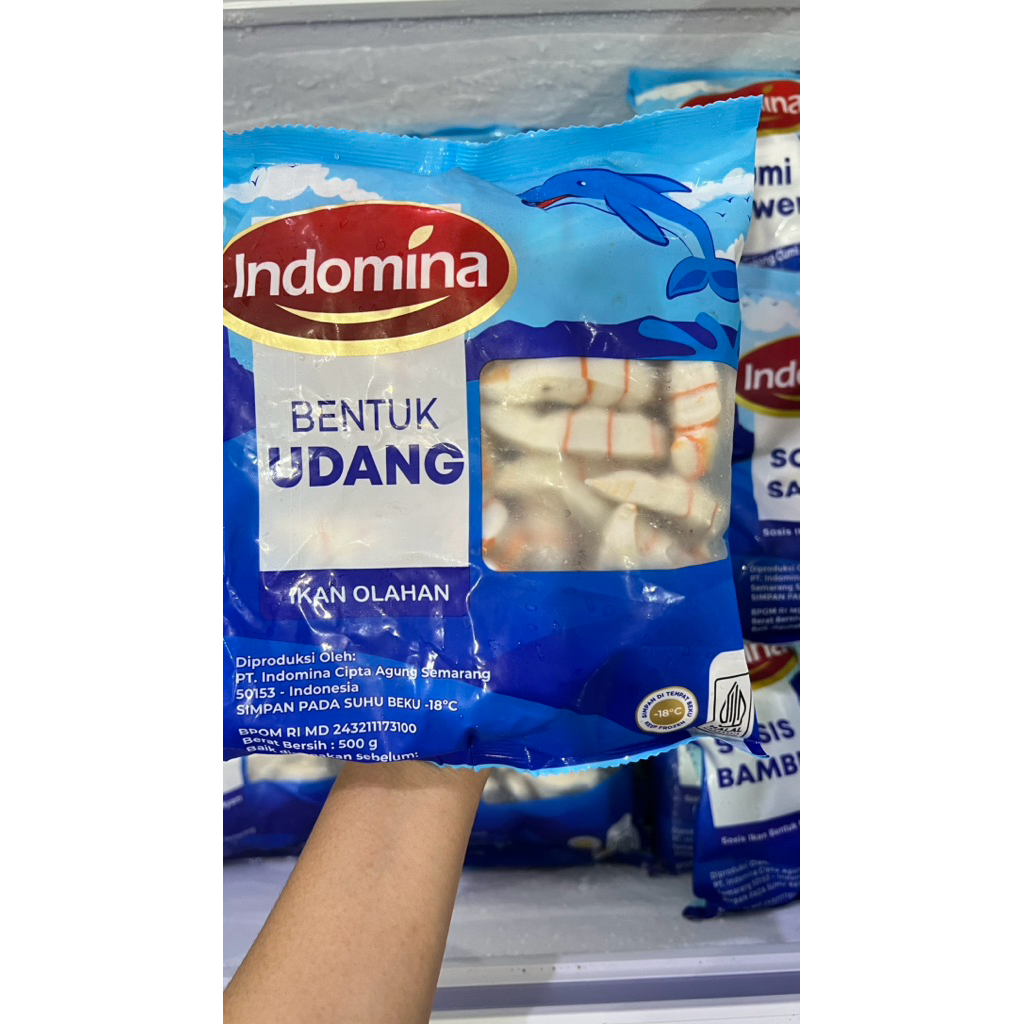 

Indomina Bentuk Udang 500 gram
