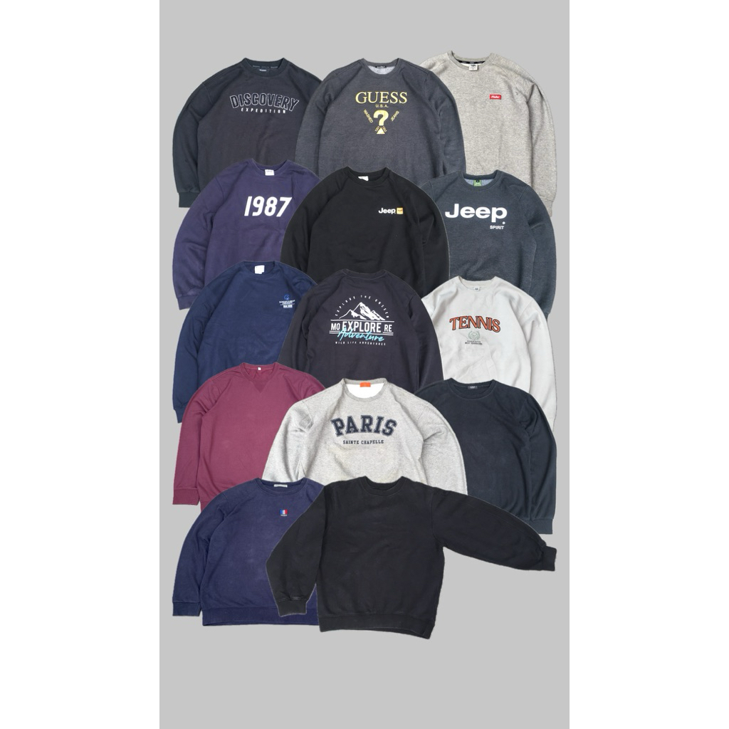 CRENECK SWEATER JEEP ZARA ORIGINAL