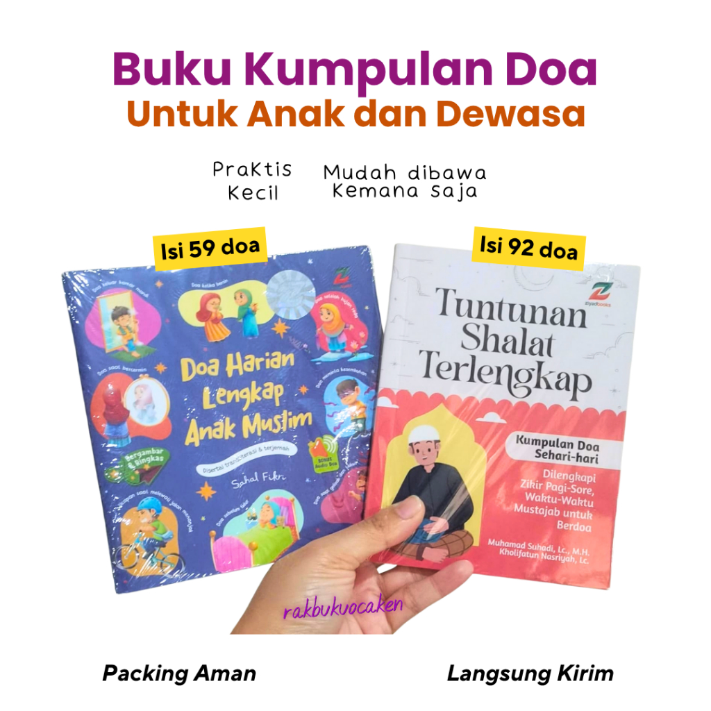 buku muslim Doa Harian untuk Anak dan Dewasa Lengkap | Doa Sehari-hari Bergambar