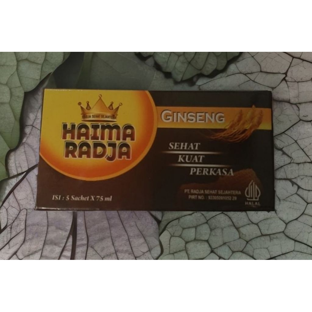 Haima Radja Ginseng Sachet Madu Sehat Pria Tahan Lama Dan Muda Pakai