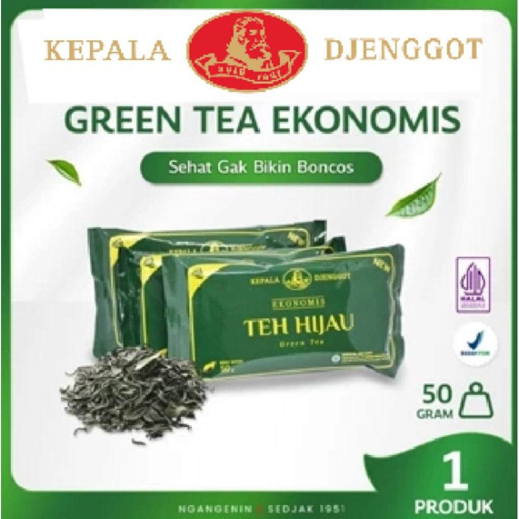 

Teh Hijau Sachet Ekonomis 50gr - Kepala Djenggot