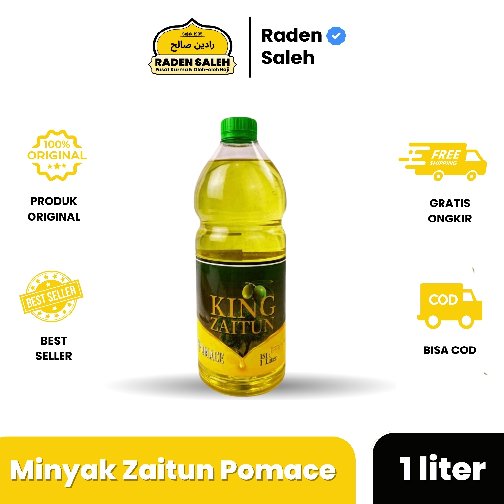 

King Zaitun Pomace 1 LITER Olive Oil Untuk Masak/Goreng