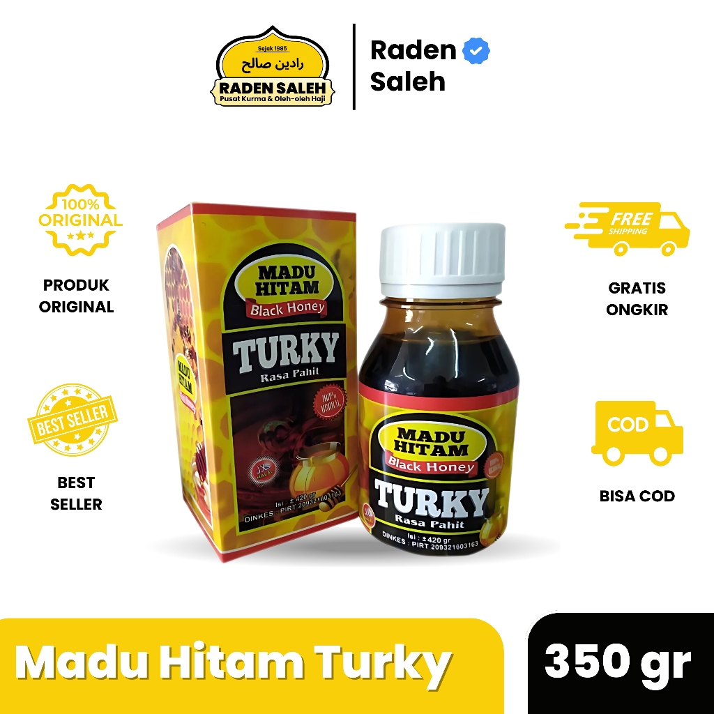 

Madu Hitam Turky - Diabetes 420 gr & 180 gr 100% original