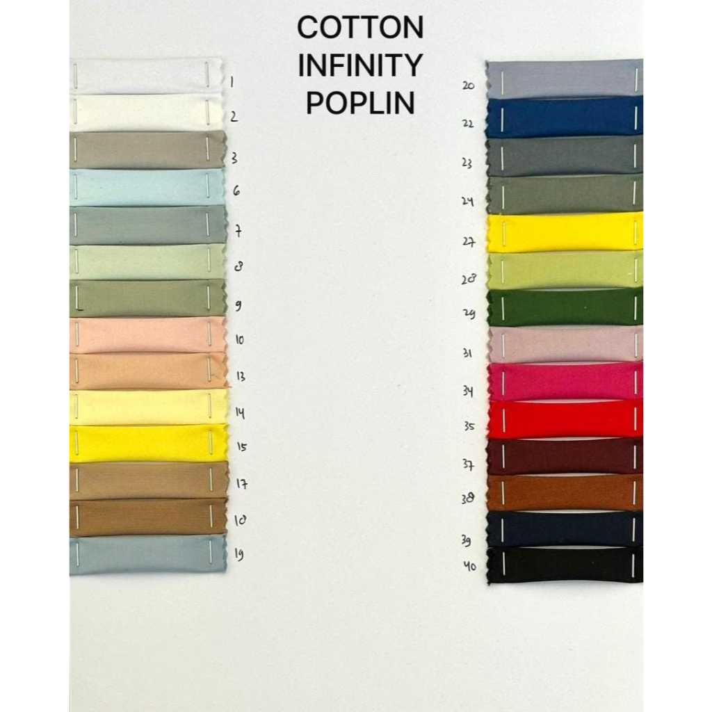 Kakania Textile 1 Roll Kain COTTON INFINITY POPLIN