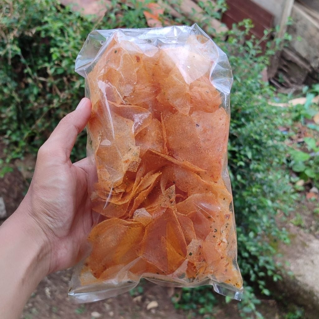 

Kirca Keripik Kaca 1bks Renyah Gurih Nikmat Pedas Jeruk