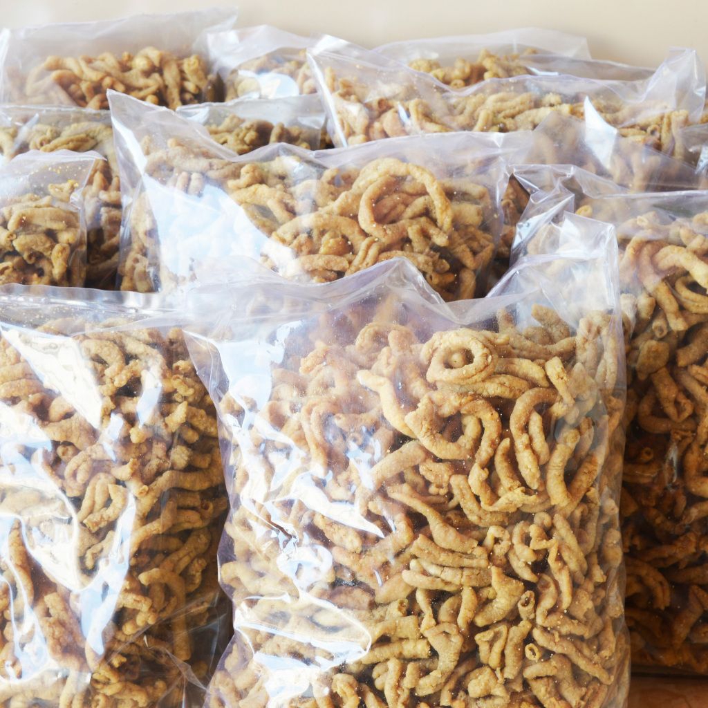 

kripik usus ayam Krispy/original