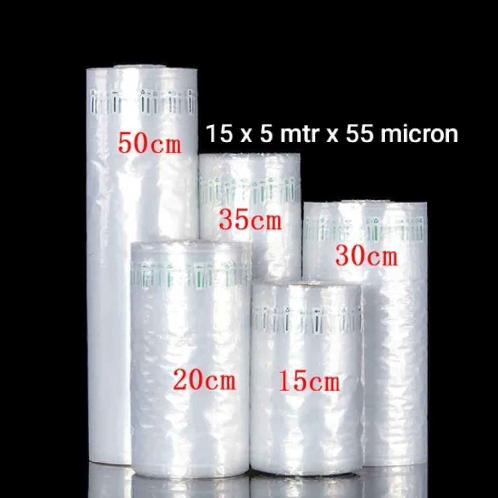 

Poly Air Cushion Multifungsi Pembungkus Bubble Wrap ukuran 15 cm x 5 meter x 55 mikron