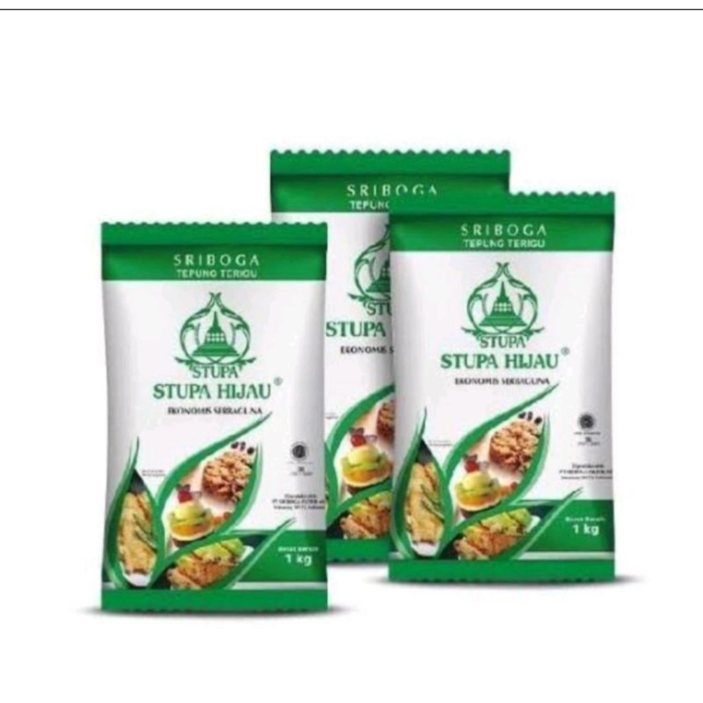 

TEPUNG TERIGU STUPA HIJAU 1KG TERMURAH