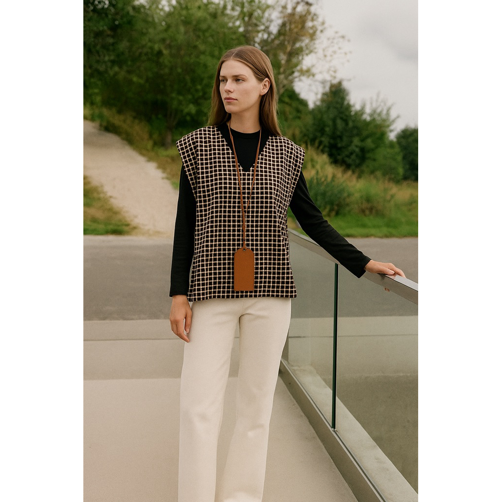 Masayu Batik - Cardi Vest Rompi Batik Jumputan Handmade Ori