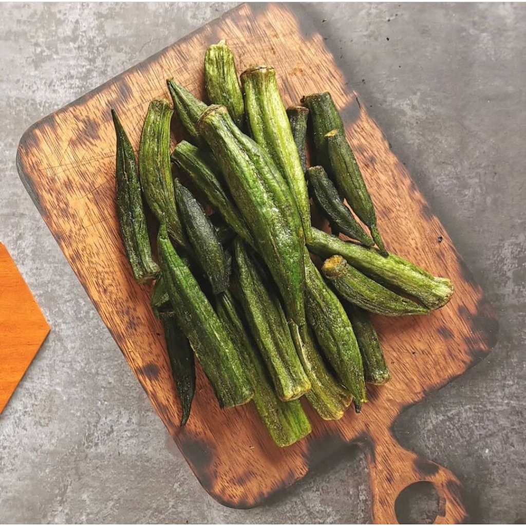 

Cemilan sehat - OKRA CRISPY Toples 500ml