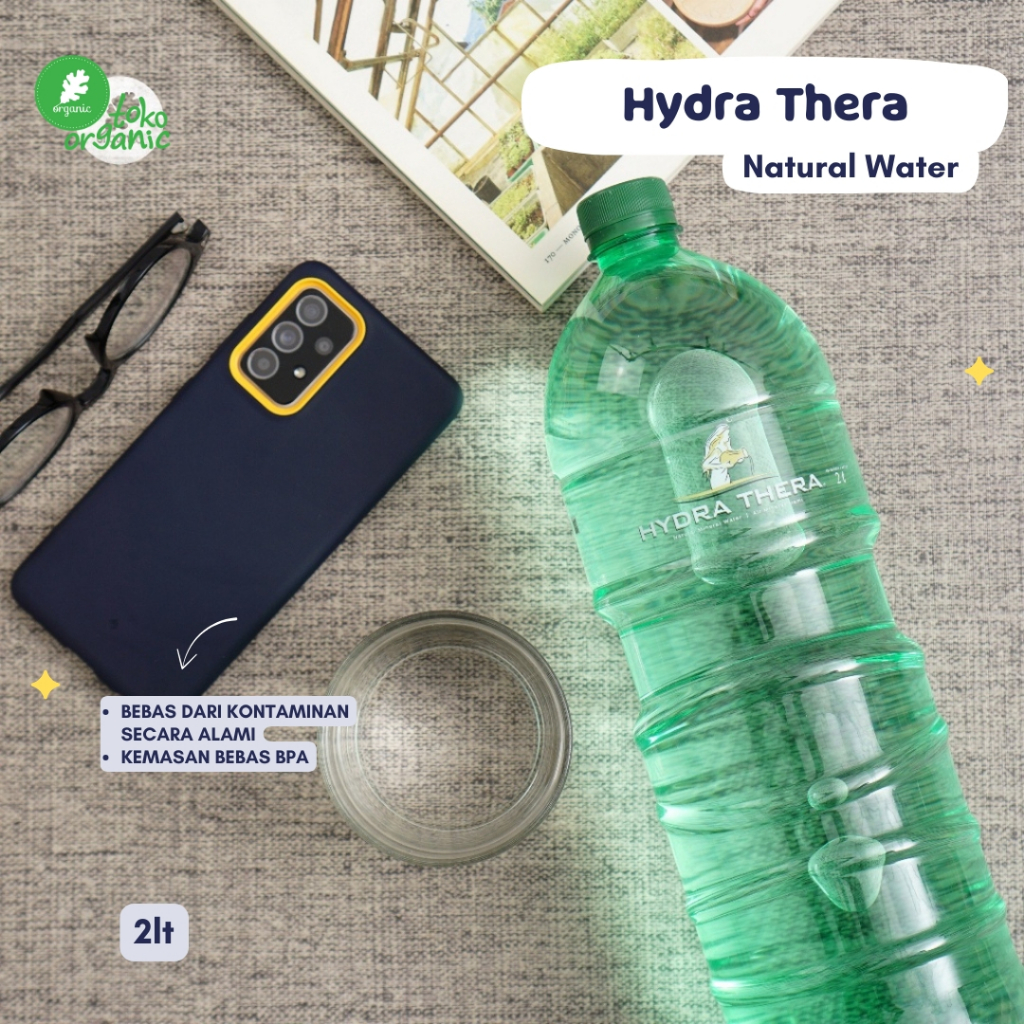 

Hydra Thera (2 Liter) [GOSEND BDG ONLY] | Air Mineral Alami, Air Minum untuk Detox, Hydra Thera Mineral Water