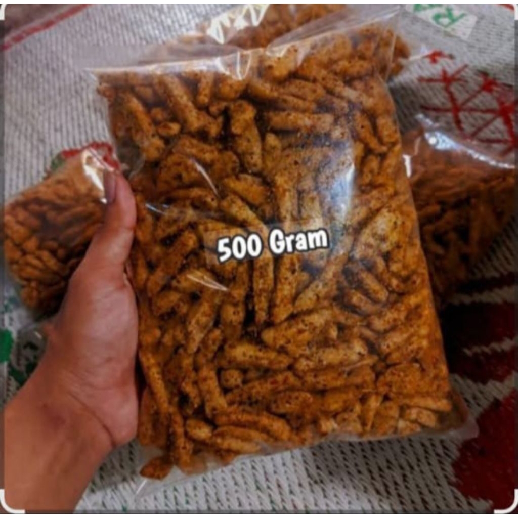 

Basreng Wadidaw 500 gram /Basreng viral (BASO GORENG) /Basreng pedas daun jeruk