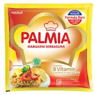 

PALMIA MARGARINE SERBA GUNA PCK 200g (1 DUS) ISI 60