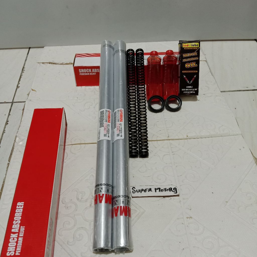 Shock Depan Yamaha Vixion 150 Old Vixion Vixion Sepasang Shock +Per+Sil Oli Shock (3Ci)
