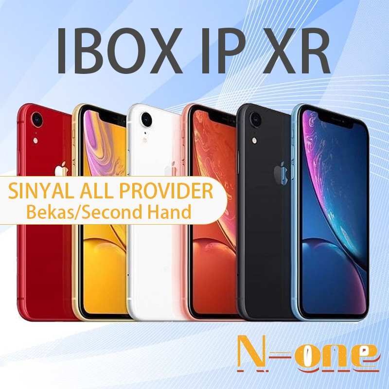 IBOX SECOND IP XR 128GB/64GB GOOD CONDITIONS FULLSET MULUS SECOND HAND NORMAL