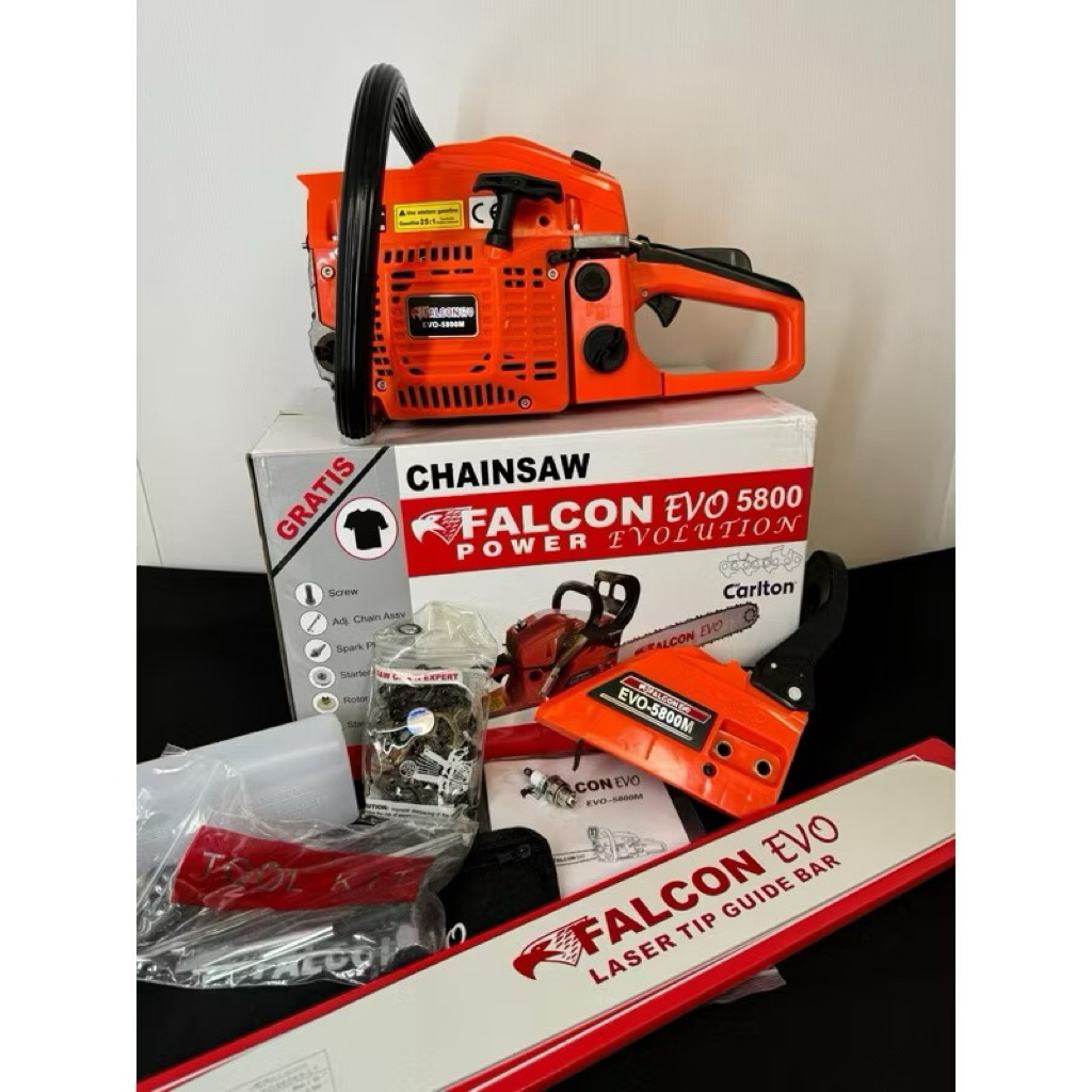 TERMURAH!!!! CHAINSAW 5800 EVO FALCON SENSO SENSO FALCON 5800 EVO